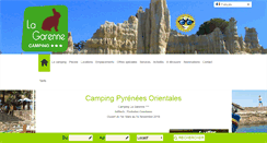 Desktop Screenshot of camping-lagarenne.fr