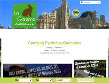 Tablet Screenshot of camping-lagarenne.fr